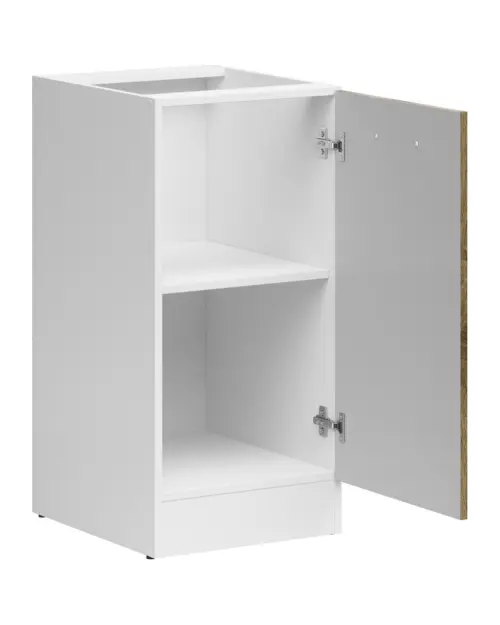 Szafka kuchenna dolna Junona Line 40 cm prawa bez blatu dąb delano jasny