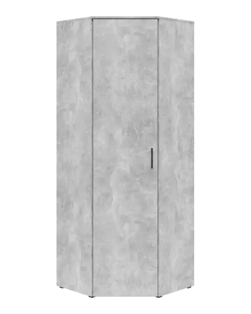 Estantería de esquina MultiDo 71,5x71,5 cm con puertas atelier claro