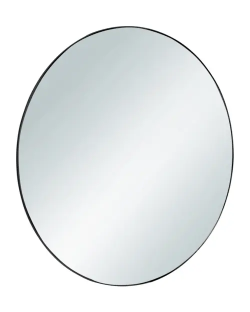 Espejo de pared con marco Esra 50 cm negro