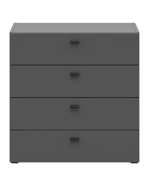 Cómoda System 64 con 4 cajones grafito