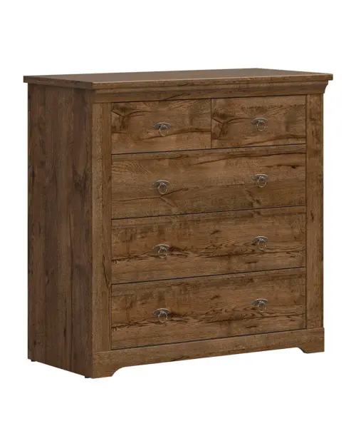 Patras 93 cm con 5 cajones roble april