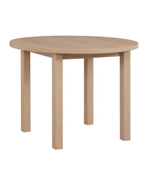 Round extendable table Balard 100-180/100 sonoma oak