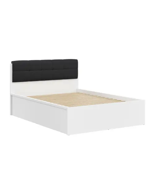 Panel tapizado para cama Tetrix 140 cm negro