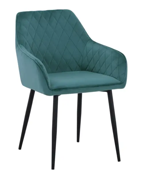 Стул обитый Stu зеленый