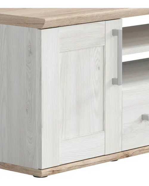 Mueble TV Romance 152 cm con 2 puertas y 2 cajones alerce sibiu claro