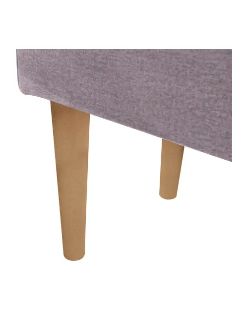 Puf Milo de terciopelo morado