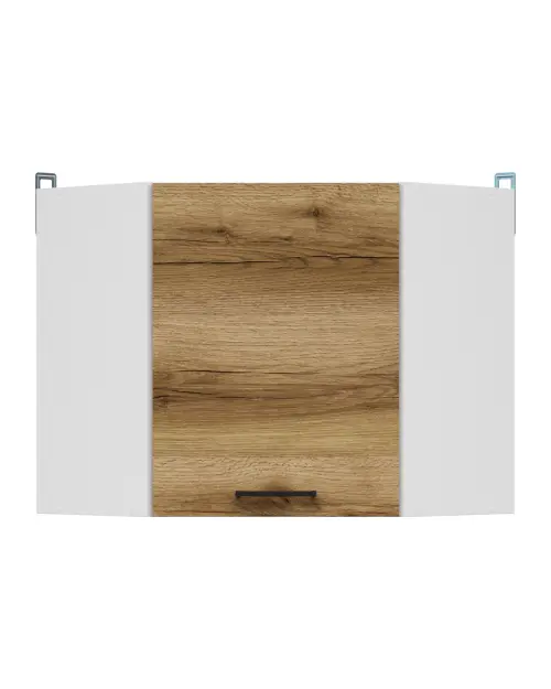Szafka kuchenna górna Junona Line 60 cm narożna lewa/prawa dąb delano jasny
