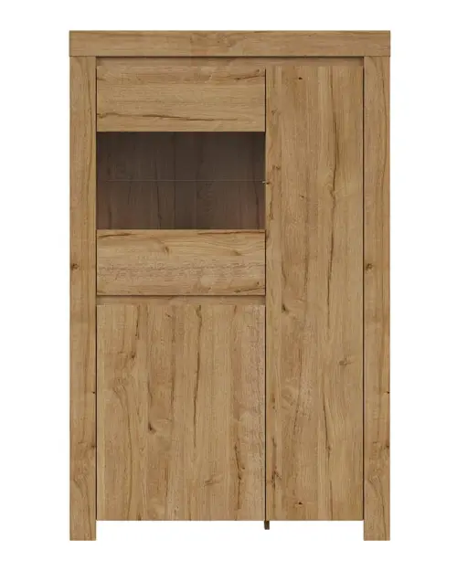 Vitrina Holten 98 cm con 3 puertas roble waterford