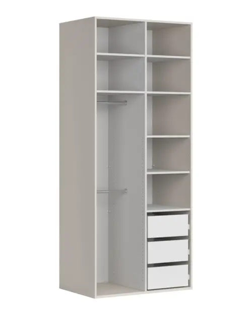 Шафа дводверна Flex 100 см кашемір