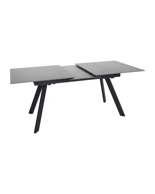Mesa extensible Planet 160-200x90 negro/antracita