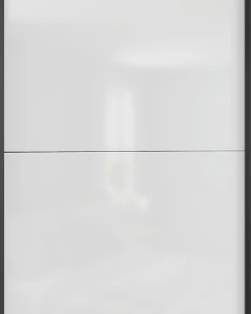 Armario de puertas correderas Tetrix 153 cm roble sonoma/blanco brillo