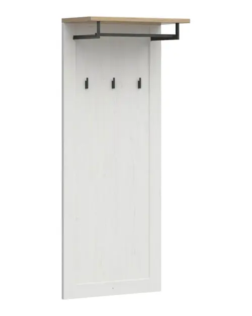 Perchero de pared para recibidor Loksa roble grandson