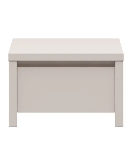 Mesita de noche Kaspian 51 cm con cajón cachemira