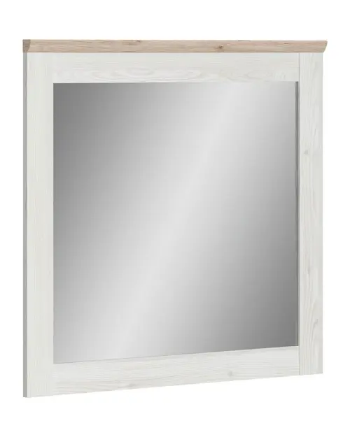 Espejo de pared Romance 96x91,5 cm blanco