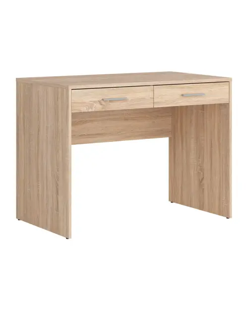 Escritorio Nepo Plus 100 cm con 2 cajones roble sonoma