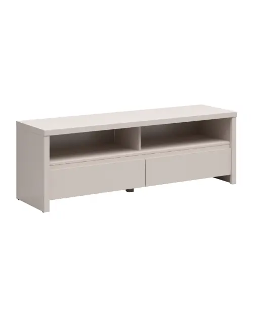 Mueble RTV Kaspian 143 cz con 2 cajones y un estante cachemira