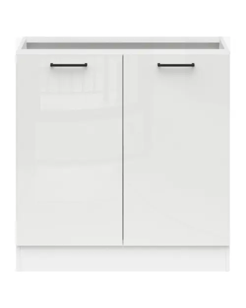 Mueble de cocina inferior Junona Line 80 cm brillo tiza