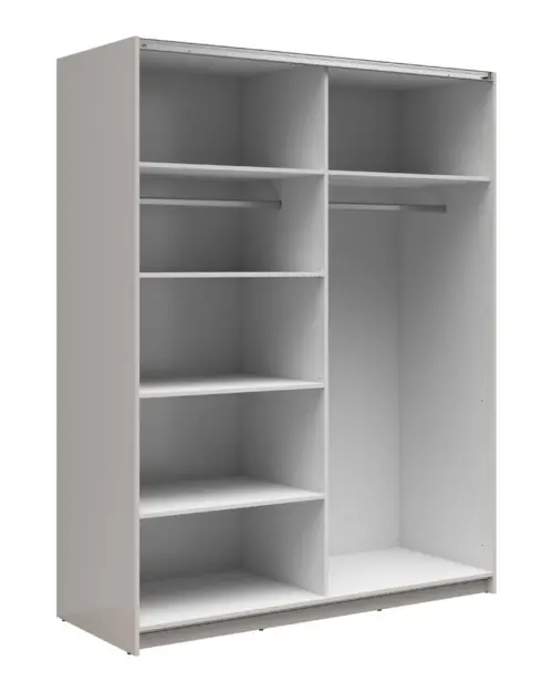 Armario de puertas correderas Tetrix 153 cm cachemira