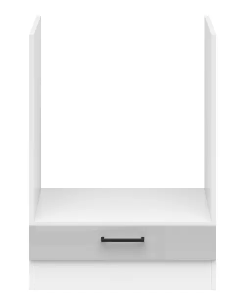 Mueble de cocina para horno encastrable Junona Line 60 cm gris claro brillo