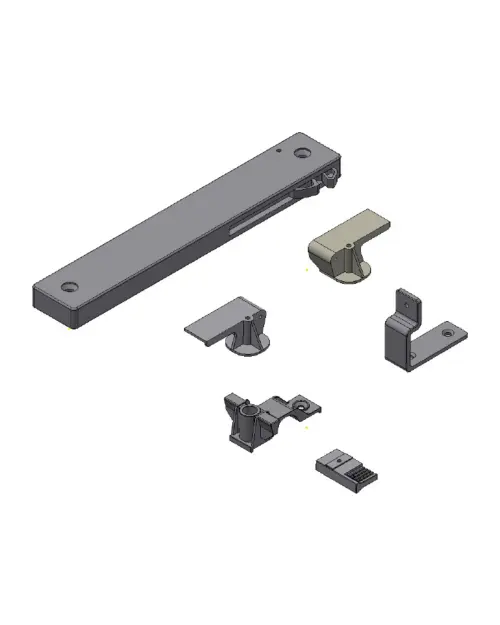 Amortiguador para puertas correderas de armario Fabio / Osaka