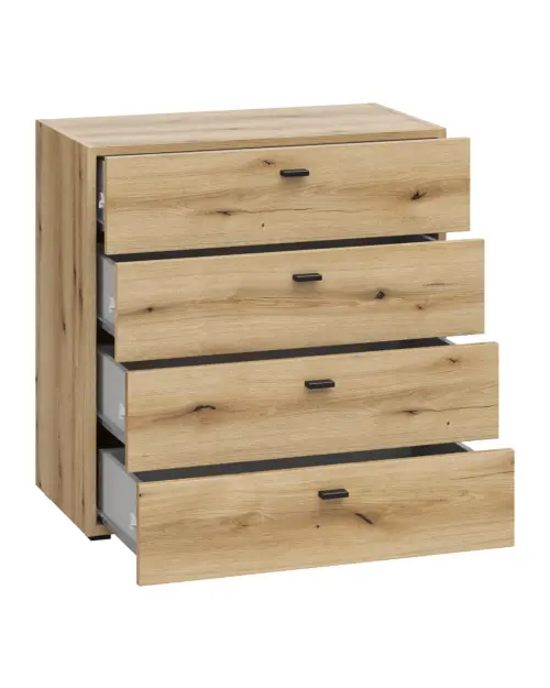 Cómoda System 64 con 4 cajones roble coast evoke
