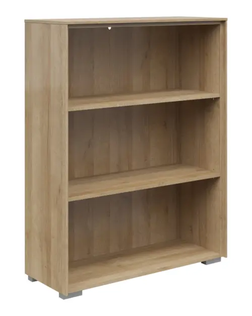 Estantería Nevada 81 cm con 2 estantes roble riviera