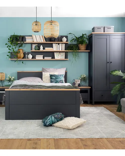 Cama Hesen 140x200 grafito