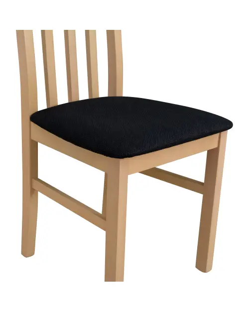 Upholstered chair Ramen black