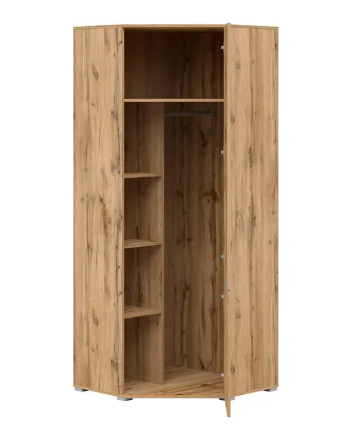 Armario de esquina Zele 78x78 cm roble wotan