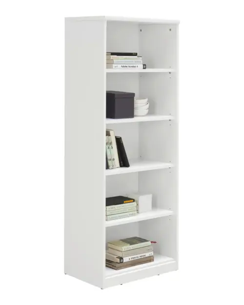 Estantería Easy 55 cm con 4 estantes blanca