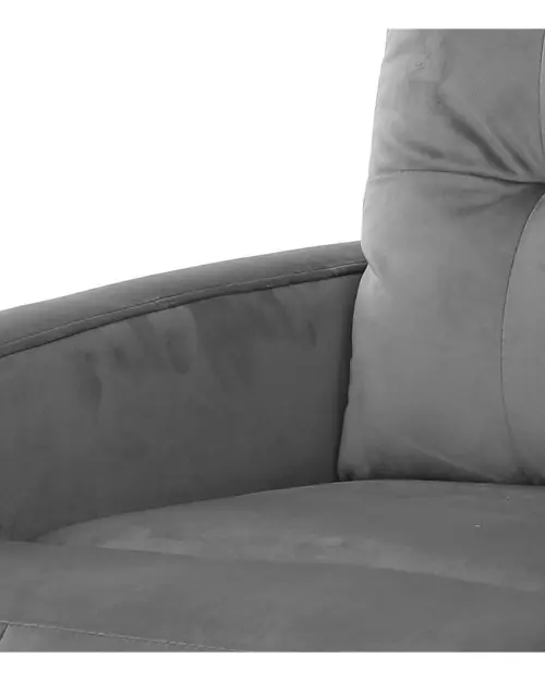 Tradycyjny fotel Monti z funkcją relax szary