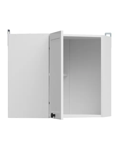 Armario de cocina superior Junona Line 60 cm de esquina izquierdo/derecho blanco