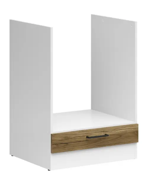 Mueble de cocina para horno encastrable Junona Line 60 cm sin encimera roble delano claro