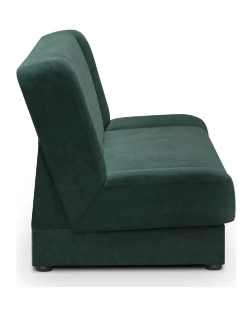 Three-seater sofa bed Lami with storage green