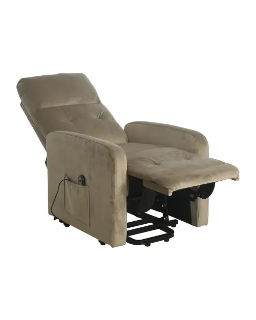 Tradycyjny fotel Grand z funkcją relax beżowy