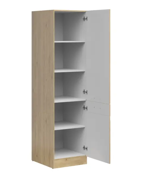 Armario de cocina inferior Junona Line 50 cm alto derecho roble bernstein