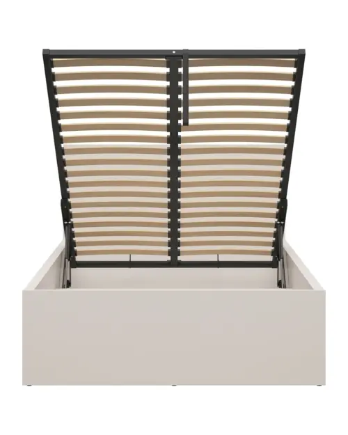 Cama Tetrix 120x200 con somier y contenedor cachemir