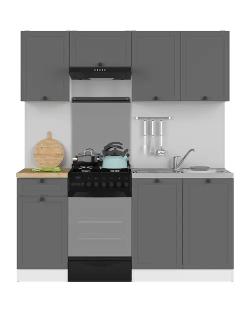 Zestaw kuchenny Junona Line 170 cm grafit bez blatu