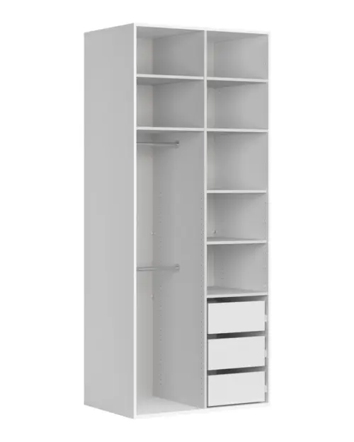 Шафа дводверна Flex 100 см кашемір