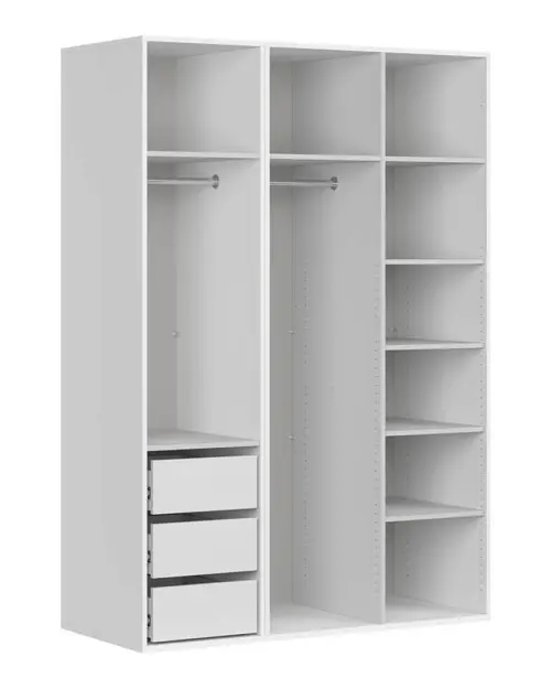 Szafa modułowa Flex 150 cm z drzwiami biała