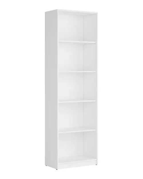 Estantería Nepo Plus 60 cm con 4 estantes blanca