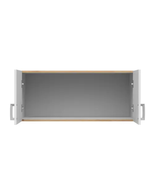 Wardrobe top unit Brando 91 cm with 2 doors artisan oak/white