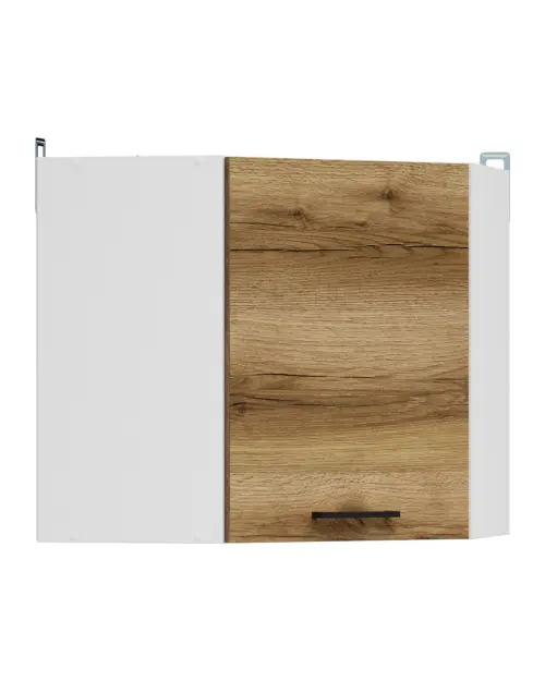 Szafka kuchenna górna Junona Line 60 cm narożna lewa/prawa dąb delano jasny