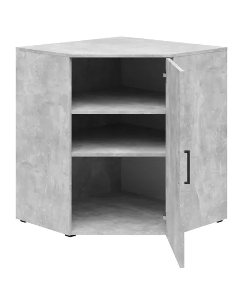 Estantería de esquina MultiDo 71,5x71,5 cm con puertas atelier claro