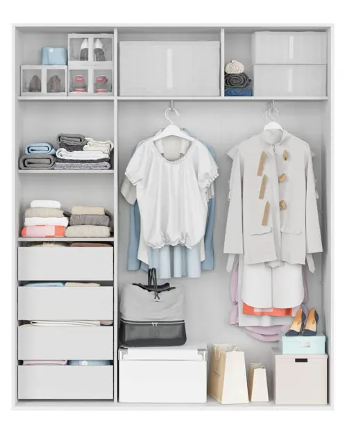 Armario de puertas correderas Flex 180 cm blanco