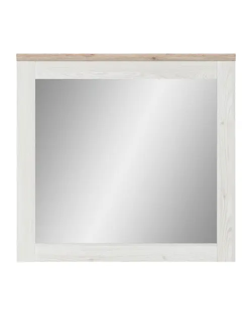 Espejo de pared Romance 96x91,5 cm blanco
