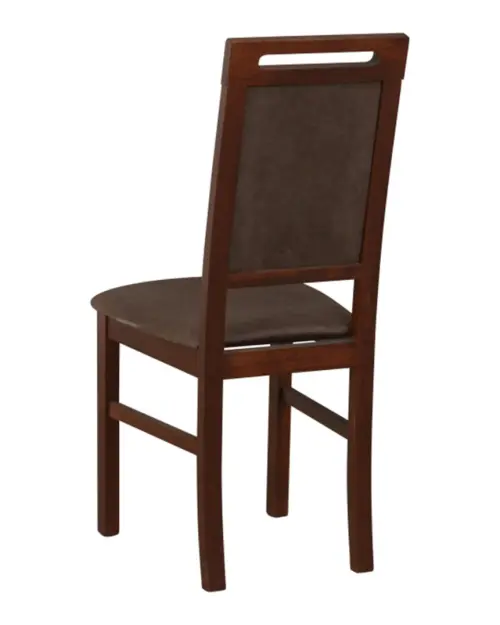 Silla tapizada Lobo marrón oscuro