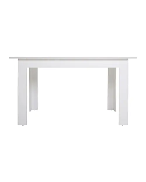 Rectangular table STO/138 BIS 137x80 alpine white
