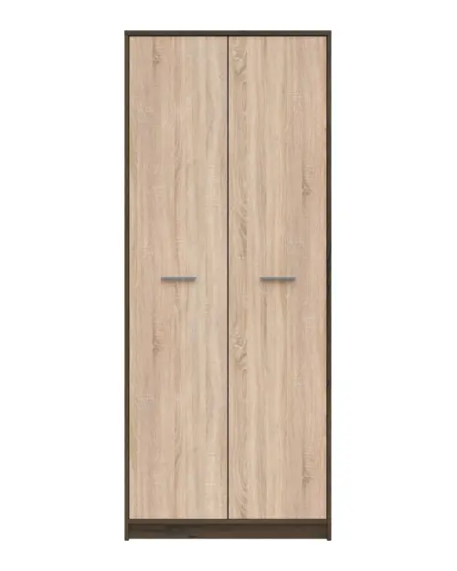 Armario de dos puertas Nepo Plus 80 cm roble noble/roble sonoma