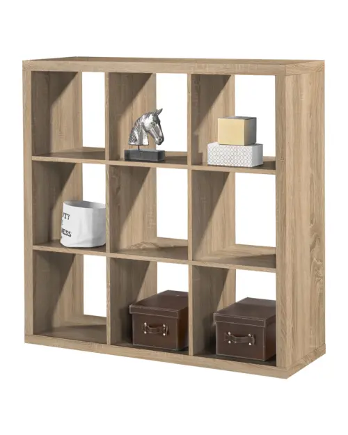 Estantería Style III 112 cm con 9 estantes roble sonoma